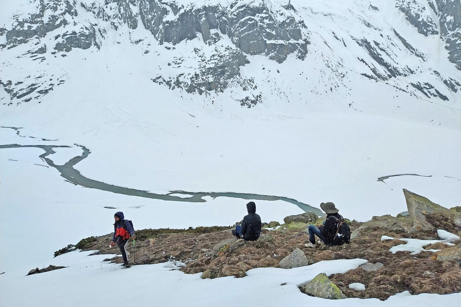 Researchers in Kiyar Valley