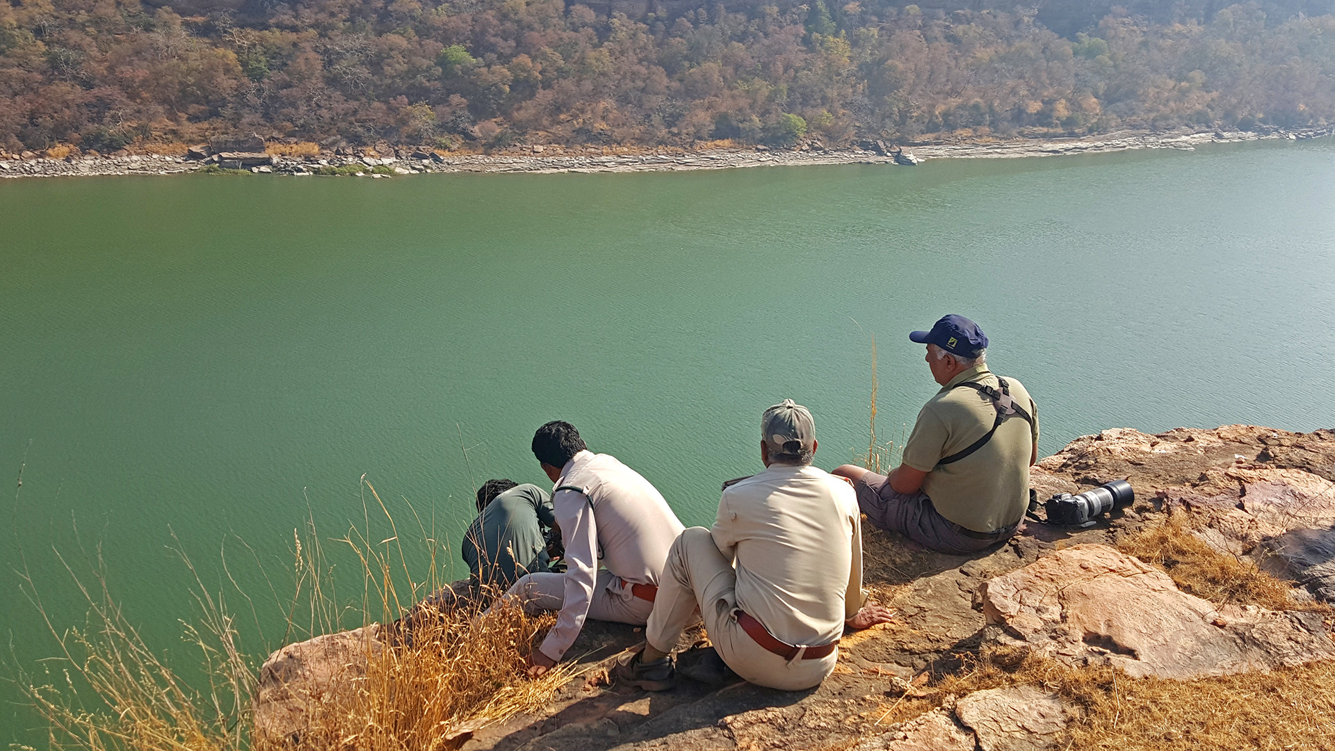 On the chambal banks observing the vulture nest - Birders Flock To The Forests Of Madhya Pradesh | Nature inFocus